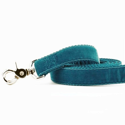 2Hounds Design Teal Velvet Dog Leash 6' - Poudre Pet & Feed Supply